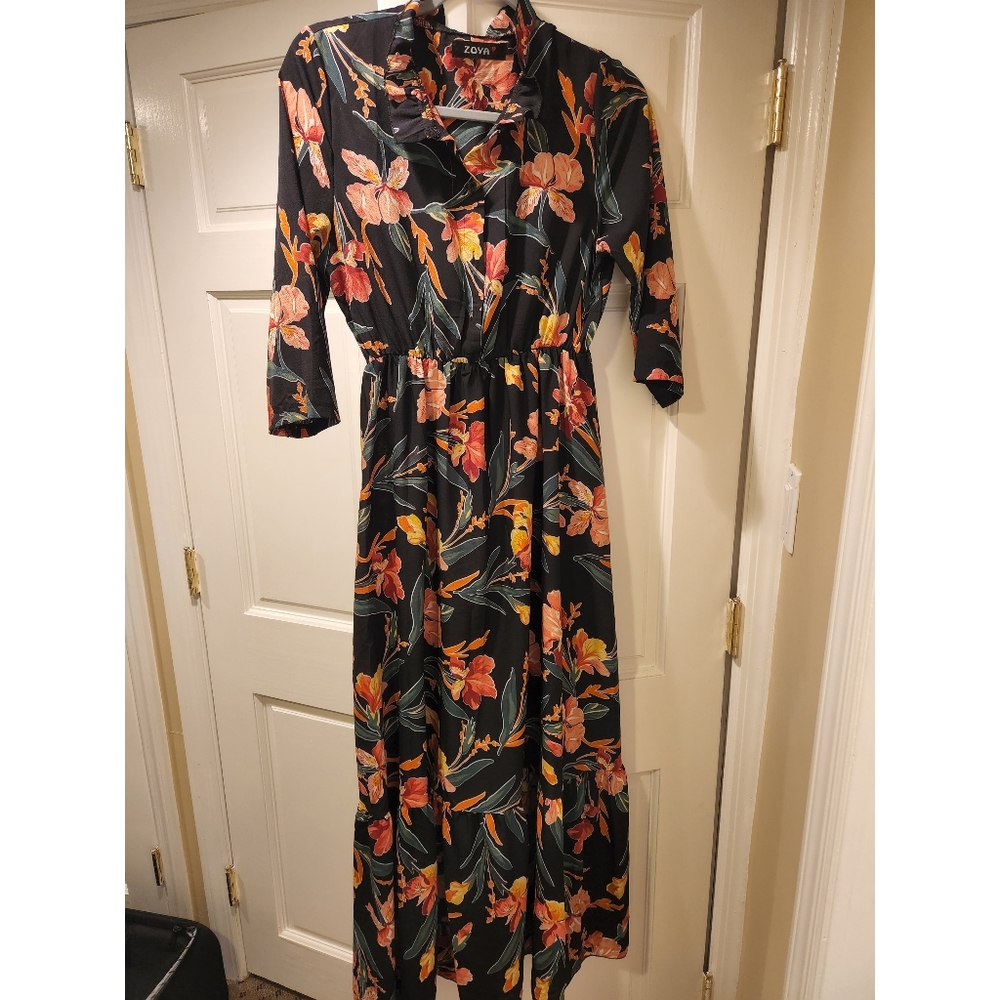 floral maxi dress